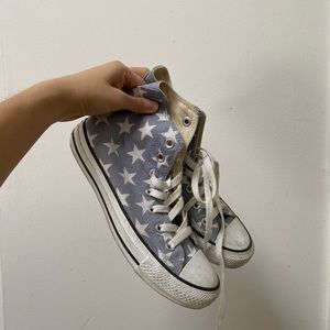 used white high top converse